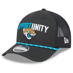 Jacksonville Jaguars New Era 2025 Inspire Change 9FORTY M-Crown Adjustable Hat Black - NFL