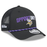 Minnesota Vikings New Era 2025 Inspire Change 9FORTY M-Crown Adjustable Hat Black - NFL