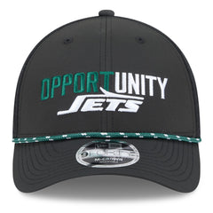 New York Jets New Era 2025 Inspire Change 9FORTY M-Crown Adjustable Hat Black - NFL