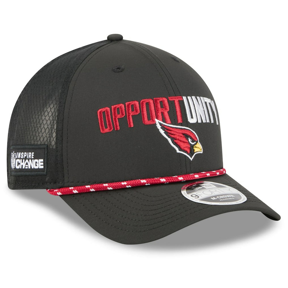 Arizona Cardinals New Era 2025 Inspire Change 9FORTY M-Crown Adjustable Hat Black - NFL