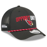 Arizona Cardinals New Era 2025 Inspire Change 9FORTY M-Crown Adjustable Hat Black - NFL