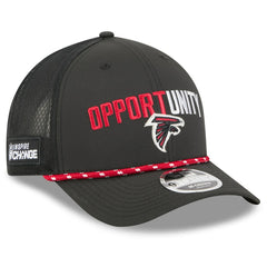 Atlanta Falcons New Era 2025 Inspire Change 9FORTY M-Crown Adjustable Hat Black - NFL