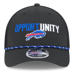 Buffalo Bills New Era 2025 Inspire Change 9FORTY M-Crown Adjustable Hat Black - NFL