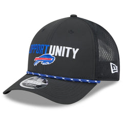 Buffalo Bills New Era 2025 Inspire Change 9FORTY M-Crown Adjustable Hat Black - NFL