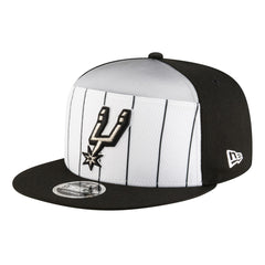 New Era - San Antonio Spurs Youth 2025 NBA Tip Off Split Panel 9FIFTY Snapback Hat - White/Black