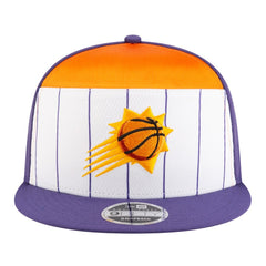 New Era - Phoenix Suns Youth 2025 NBA Tip Off Split Panel 9FIFTY Snapback Hat - White/Purple