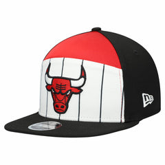 New Era - Chicago Bulls Youth 2025 NBA Tip Off Split Panel 9FIFTY Snapback Hat - White/Black