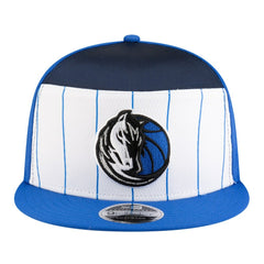New Era - Dallas Mavericks Youth 2025 NBA Tip Off Split Panel 9FIFTY Snapback Hat - White/Blue
