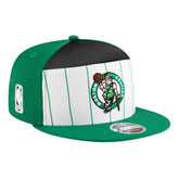 New Era - Boston Celtics Youth 2025 NBA Tip Off Split Panel 9FIFTY Snapback Hat - White/Kelly Green