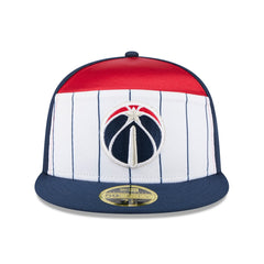 New Era - Washington Wizards 2025 NBA Tip Off Split Panel 59FIFTY Fitted Hat - White/Navy