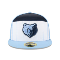 New Era - Memphis Grizzlies 2025 NBA Tip Off Split Panel 59FIFTY Fitted Hat - White/Light Blue