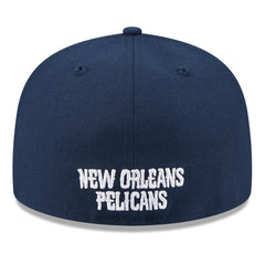 New Era - New Orleans Pelicans 2025 NBA Tip Off Split Panel 59FIFTY Fitted Hat - White/Navy