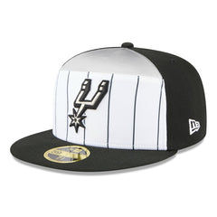 New Era - San Antonio Spurs 2025 NBA Tip Off Split Panel 59FIFTY Fitted Hat - White/Black