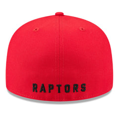 New Era - Toronto Raptors 2025 NBA Tip Off Split Panel 59FIFTY Fitted Hat - White/Red