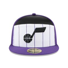 New Era - Utah Jazz 2025 NBA Tip Off Split Panel 59FIFTY Fitted Hat - White/Purple
