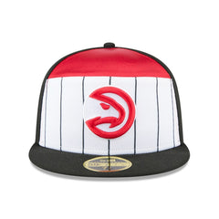 New Era - Atlanta Hawks 2025 NBA Tip Off Split Panel 59FIFTY Fitted Hat - White/Black