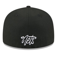 New Era - Brooklyn Nets 2025 NBA Tip Off Split Panel 59FIFTY Fitted Hat - White/Black