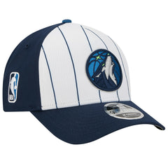 New Era - Minnesota Timberwolves 2025 NBA Tip Off M-Crown A-Frame 9FORTY Adjustable Hat - White/Navy