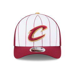 New Era - Cleveland Cavaliers 2025 NBA Tip Off M-Crown A-Frame 9FORTY Adjustable Hat - White/Wine