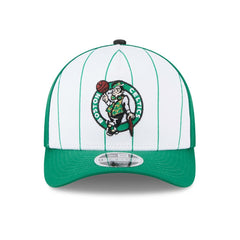 New Era - Boston Celtics 2025 NBA Tip Off M-Crown A-Frame 9FORTY Adjustable Hat - White/Kelly Green