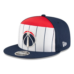 New Era - Washington Wizards 2025 NBA Tip Off Split Panel 9FIFTY Snapback Hat - White/Navy