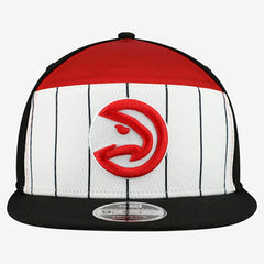 New Era - Atlanta Hawks 2025 NBA Tip Off Split Panel 9FIFTY Snapback Hat - White/Red