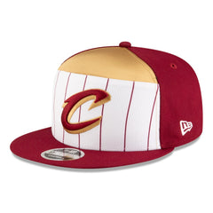 New Era - Cleveland Cavaliers 2025 NBA Tip Off Split Panel 9FIFTY Snapback Hat - White/Wine