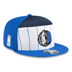 New Era - Dallas Mavericks 2025 NBA Tip Off Split Panel 9FIFTY Snapback Hat - White/Blue