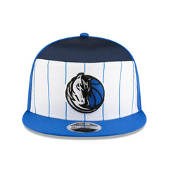 New Era - Dallas Mavericks 2025 NBA Tip Off Split Panel 9FIFTY Snapback Hat - White/Blue