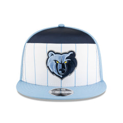 New Era - Memphis Grizzlies 2025 NBA Tip Off Split Panel 9FIFTY Snapback Hat - White/Light Blue