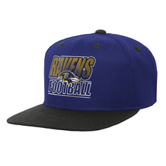 Baltimore Ravens Outerstuff Youth Team Gradient Deadstock Snapback Hat Purple - NFL
