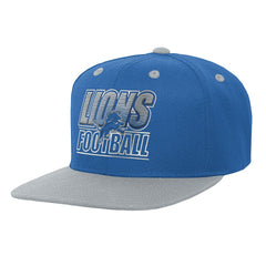 Detroit Lions Outerstuff Youth Team Gradient Deadstock Snapback Hat Blue - NFL