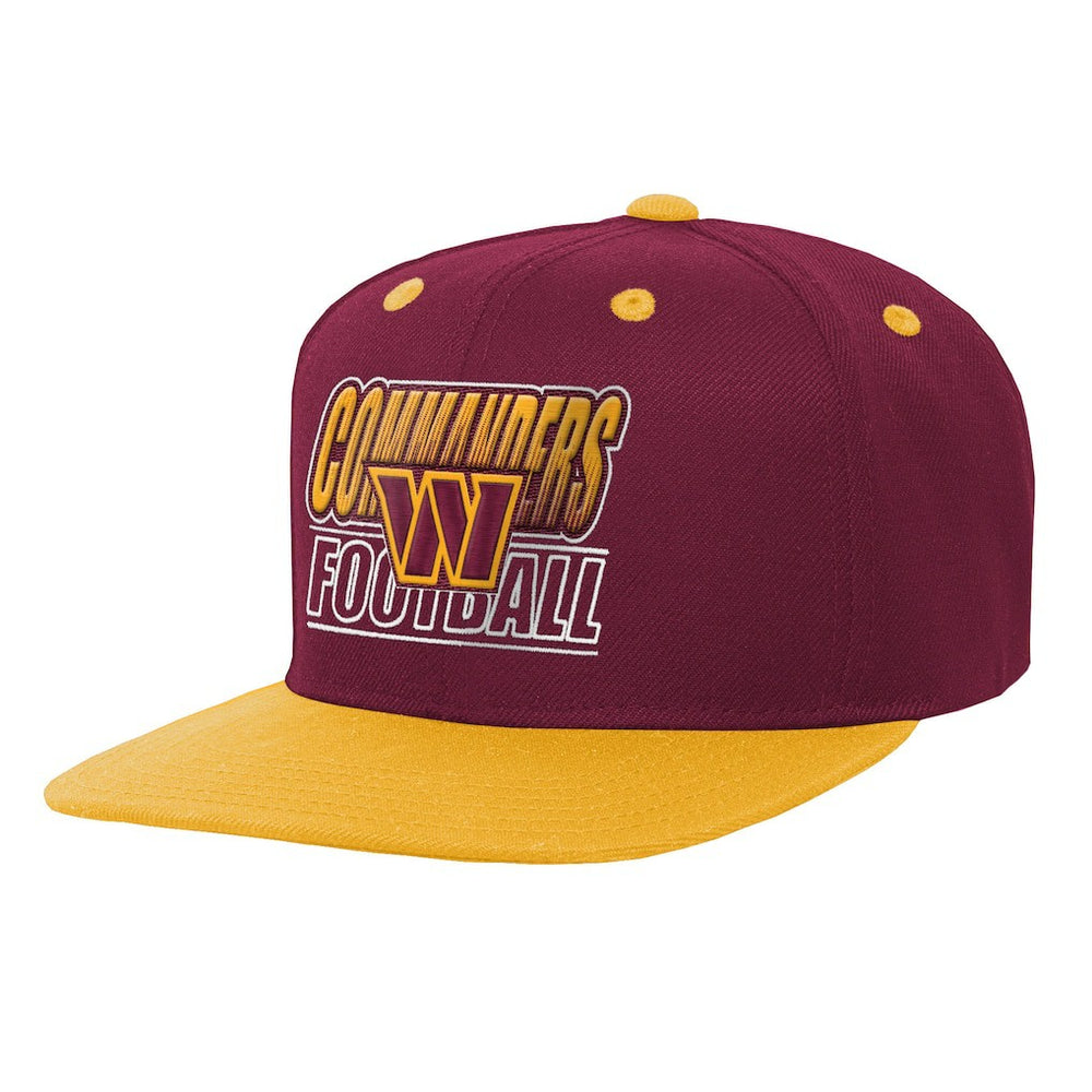 Washington Commanders Outerstuff Youth Team Gradient Deadstock Snapback Hat Burgundy - NFL