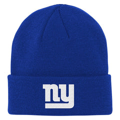 New York Giants Outerstuff Youth Team Gradient Cuffed Knit Hat Royal - NFL