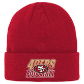 San Francisco 49ers Outerstuff Youth Team Gradient Cuffed Knit Hat Scarlet - NFL