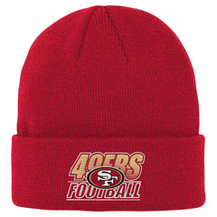San Francisco 49ers Outerstuff Youth Team Gradient Cuffed Knit Hat Scarlet - NFL
