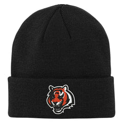 Cincinnati Bengals Outerstuff Youth Team Gradient Cuffed Knit Hat Black - NFL
