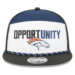 Denver Broncos New Era 2025 Inspire Change Split Panel 9FIFTY Snapback Hat White/Black - NFL
