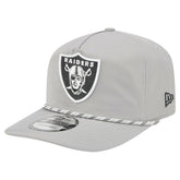Las Vegas Raiders New Era Rope 19TWENTY Hat Silver - NFL