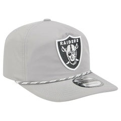 Las Vegas Raiders New Era Rope 19TWENTY Hat Silver - NFL