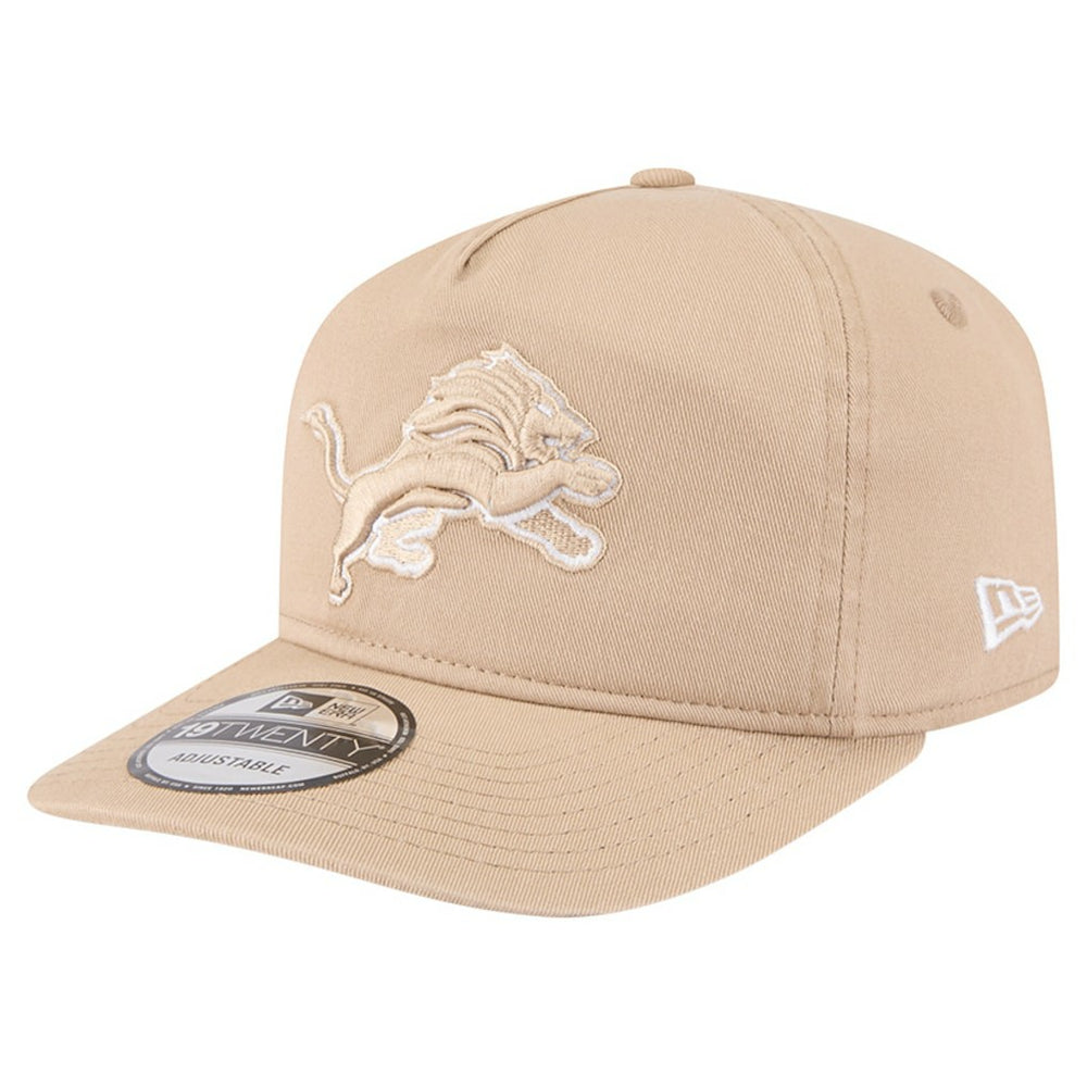 Detroit Lions New Era 19TWENTY Adjustable Hat Tan - NFL