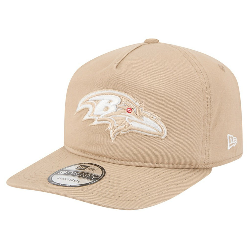 Baltimore Ravens New Era 19TWENTY Adjustable Hat Tan - NFL