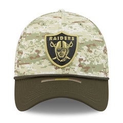 Las Vegas Raiders New Era 2025 Salute to Service 39THIRTY Flex Hat Camo - NFL