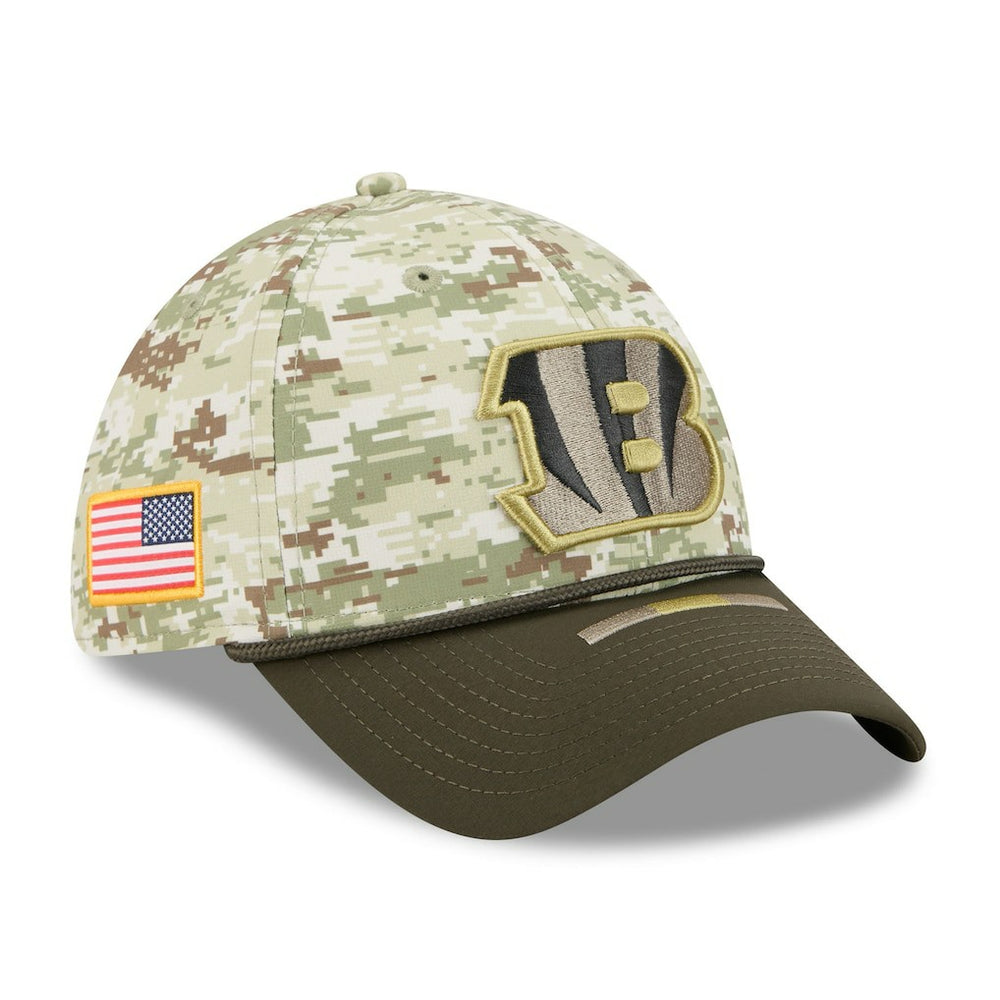 Cincinnati Bengals New Era 2025 Salute to Service 39THIRTY Flex Hat Camo - NFL