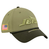 New York Jets New Era 2025 Salute to Service 39THIRTY Flex Hat Green - NFL