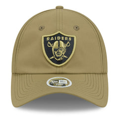 Las Vegas Raiders New Era Women's 2025 Salute to Service Pony Tail Adjustable Hat Green - NFL
