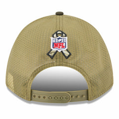 New York Jets New Era Youth 2025 Salute to Service 9FORTY A-Frame Adjustable Hat Green/Dark Green - NFL