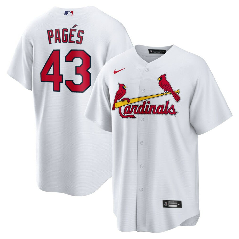 Pedro Pagés St. Louis Cardinals Nike Home Replica Jersey Clearance