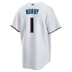 Connor Norby Miami Marlins Nike Home Replica Jersey Near Me