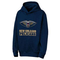 NBA - New Orleans Pelicans Outerstuff Youth Back To The Basics Hoodie - Navy